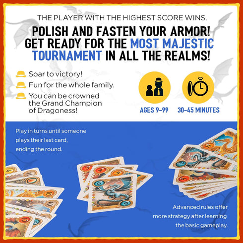 Grandpa Beck's Games Reign of Dragoness Card Game | A Strategic Hand Elimination Card Game | from The Creators of Cover Your Assets & Skull King |...