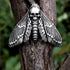 Wixine 2Pcs Skull Head Moth Necklace Animal Pendant Lady Necklace...