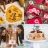 JULBEAR Birthday Cookie Stencils, 36 Pieces Reusable Coffee Decoration Stencils Templates Tools for Cookies Baking Painting Dessert Decoration DIY...