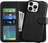 for iPhone 14 Pro Max Wallet Case,Detachable Flip Folio Cover RFID Blocking 4 Card Slots Holder Premium PU Leather Magnetic Kickstand Protective P...