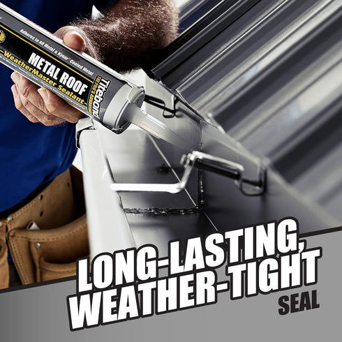 Titebond WeatherMaster Metal Roof Sealant 61031 White 10.1-Oz...