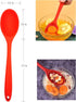 Silicone Kitchen Cooking Utensil Sets Nonstick Cooking Tools Heat Resistant Cookware Red...