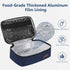 Gloppie Mini Lunchbox Small Lunch Bag for Men Women Insulated Lunch Box Thermal Lunch Boxes Adult Portable Cooler Bags Reusable Snack Bag, Blue...