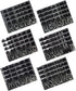 Hardline Products Series 200 Factory Matched 3-Inch Boat & PWC Registration Number Kit, Chrome/Black - CHBKG200...