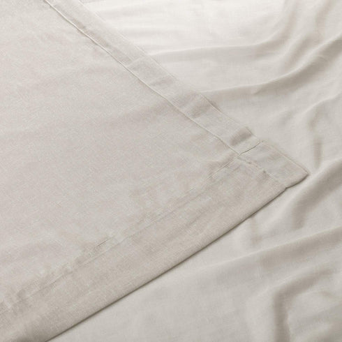 HPD Half Price Drapes Linen Sheer Curtains 84 Inches Long Linen Curtain for Bedroom & Living Room (1 Panel), 50W x 84L, Gardenia...