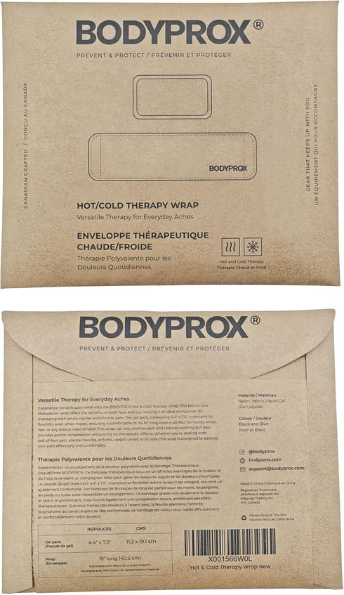 Cold & Hot Therapy Wrap, Reusable Gel Pack for Pain Relief. Great for Sprains, Muscle Pain, Bruises, Injuries, Etc. (Foot, Arm, Elbow, Ankle)....