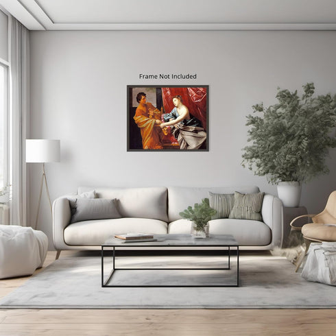 Posterizer 1 pcs-Joseph and Potiphar's Wife c. 1630 painting poster-Religious Posters-Gifts for Christians -Decor for Church, Sunday School Classr...