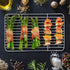 E-far Small Baking Rack Set of 2, Stainless Steel Metal Roasting Cooking Racks, Size – 8.6"x6.2", Non Toxic & Rust Free, Fit for Small Toaster Ove...