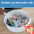 Dr. Brown's Learning Loop Fox, Baby Teether Ring with Multiple Shapes & Textures, Soft 100% Silicone, BPA Free, 3m+...