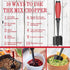 Meat Chopper, 5 Curve Blades Ground Beef Masher, Heat Resistant Meat Masher Tool for Hamburger Meat, Ground Beef, Turkey and More, Nylon Hamburger...
