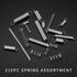 210 Pcs Spring Assortment Kit, Compression and Extension Springs, Zinc Plated Steel Wire Springs Repair Set for Home Repairs Tool, 20 Kinds Sizes...