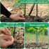 Plant Stakes 50 PCS Garden Green Bamboo Sticks Plant Support Stakes for Indoor and Outdoor Plants, Wooden Sign Posting Flower Pot Garden Stakes(15...
