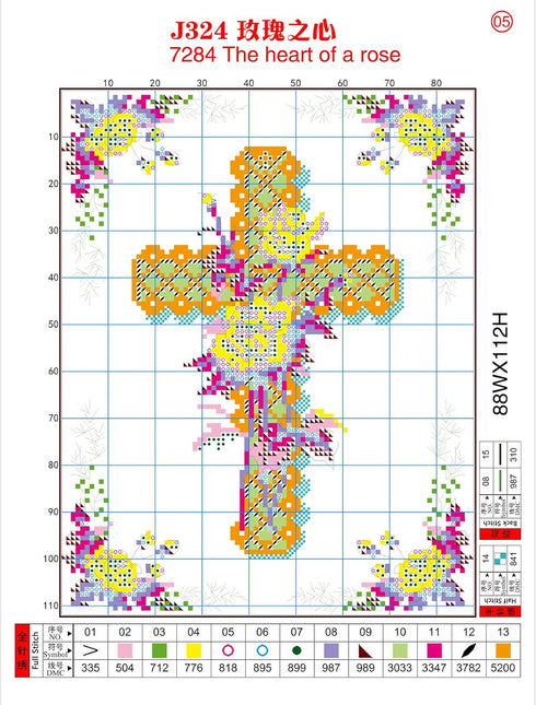 ITSTITCH Cross Stitch Kits Stamped Cross-Stitching Patterns for Beginner Kids Adults, Embroidery DIY Crafts Needlepoint Starter Kits (Stamped 8.3×...