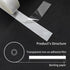 KEPAIBOS Double Sided Iron On Adhesive Hem Tape with Backing Easy-Iron Washable Fusible No Sew Tape for Fabric (Lightweight, 1 Inch 54 Yards)...