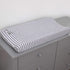 NoJo Little Love Sweet Deer, Grey, White Stripe Plush Changing Pad Cover With Pink Deer Applique, Grey, White, Pink...
