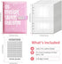 100 Day Money Saving Challenge Binder, Reusable Budget Book with Cash Filled Envelope Frosted Cover Money Binder Cash Savings Challenge Storage Bo...