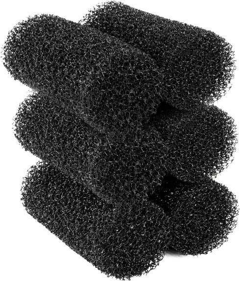 6 PCS Internal Filter Sponge Foam, Aquarium Bio Sponge Rolls of Fish Tank Filter Accessories 4.5" x 2"...