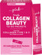 PINK Collagen Powder to Go | 20 Travel Packets | Unflavored Powder Type 1 & 3 | Gluten Free & Non-GMO Grass Fed Peptides...