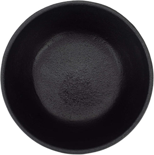 47th & Main Durable Black Cast Iron Bowl, Medium, Round, 32 fluid ounces...
