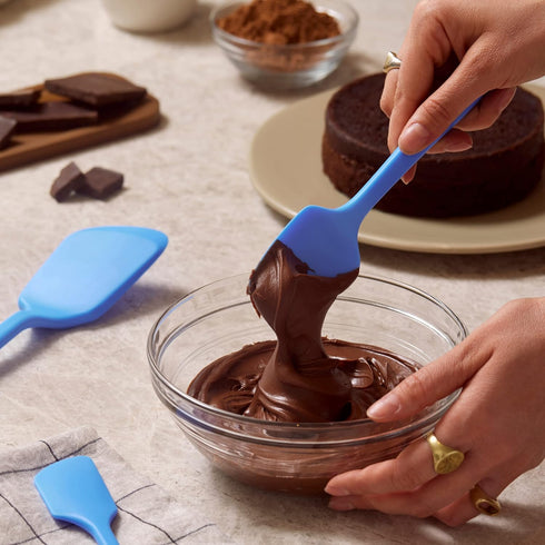 GIR: Get It Right Premium Seamless Spoonula - Non-Stick Heat Resistant Silicone Scraper Spatula - Perfect for Mixing, Serving, Scraping, Stirring,...