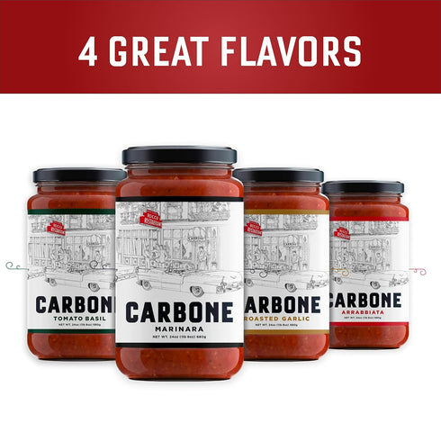 Carbone Arrabbiata Pasta Sauce | Tomato Sauce Made with Fresh & All-Natural Ingredients | Non GMO, Vegan, Gluten Free, Low Carb Pasta Sauce, 24 Fl...