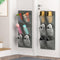 2 Pack RV Shoe Storage, 12 Large Mesh Pockets Closet Door Hanging Shoe Rack Organizer Narrow Shoe Holder, Wall Mounted Shoes Rack with Sticky Moun...
