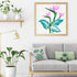 9 Pieces Reusable Painting Stencil Tropical Stencil Plastic Paint Stencils Summer Pattern Drawing Templates Stencils Reusable Craft for Painting(L...