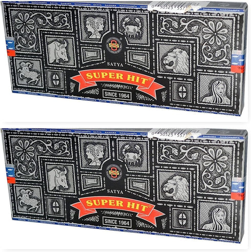 Satya Sai Baba Super Hit Incense Sticks, 100-gram (Pack of 2)...