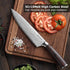 PAUDIN Chef Knife, 8 Inch High Carbon Stainless Steel Sharp Kitchen Knife with Ergonomic Handle, Gift Box for Family & Restaurant...