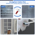 Fin Straightening Tool, Air Conditioner Cleaning Kit Including 1 Air Conditioner Fin Comb Straightener and 1 Condenser Coil Whisk Brush...
