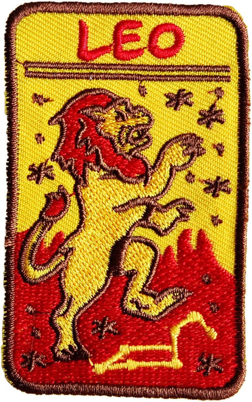 12 Zodiac Patch Emblem Badge Leo Constellation Iron Patch Embroidered Sew Patches for Girl Skirt Dress Kid's Bag T-Shirt Clothes (Zodiac Patch 11)...
