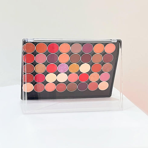 XL Large Empty Magnetic Makeup Eyeshadow Palette with Clear Cover and 20pcs Adhesive Stickers for DIY Your Own Eyeshadow, Blush Palette 9.25'' x6....