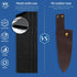 XYJ 3pcs/set Safety Knife Sheath Sleeves,Universal Knife Edge Guards For 10'' Kitchen Knife,Black ABS Knife Cover Case,Blade Guard Protectors,Chef...