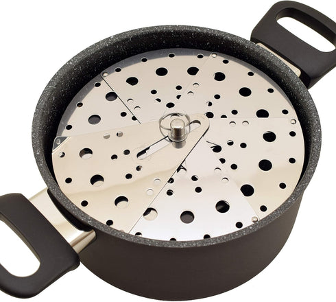 Drop Lid Otoshibuta Flexible Size - Cooking Drop Lid Adjustable Stainless Steel Lid 5.5"-9.1" Steamer Basket...