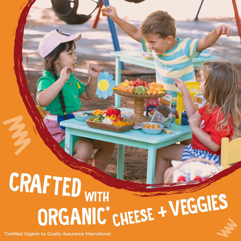 Earth's Best Organic Veggie Puffs for Toddlers 2 Years Old and Up, Cheddar Flavor, 1.55 Ounce Bag (Pack of 4)...