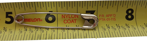 Extra Large 2" Safety Pins - Heavy Duty, Industrial Strength, Nickel Plated, Rust Resistant (200)...