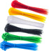 8 Inch Zip Ties (Tying Length 6.7"), 120pcs Nylon Cable Ties, 6 Multi-colors...