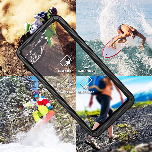 Oterkin for Samsung Galaxy A52 Case, A52 Waterproof Case Built-in Screen Protector Dustproof Shockproof IP68 Underwater Full Body Sealed Daily-Use...