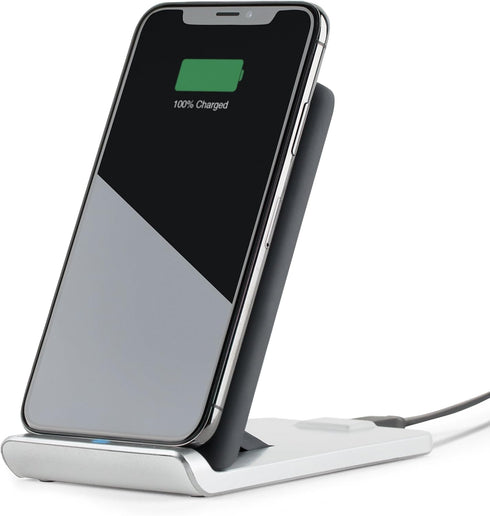 TYLT Fold 10W Wireless Charging Pad and Adjustable Stand (Black), Qi-Certified Wireless Charger for iPhone X, iPhone 8/8 Plus, Samsung 9/S9+/S8/S8...