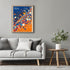 Posterizer 1 pcs-minimalist playful Roland Garros-tennis player art -7-Sports & Hobby Art Gifts for sports fans Living Room Bedroom Decor- unframe...