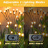 Solar Garden Lights - New Upgraded 4 Pack 40 LEDs Solar Outdoor Decorations Lights, Solar Firefly Lights Waterproof Solar Swaying Garden Decorativ...