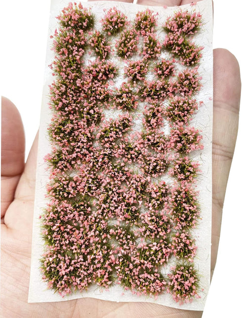 Cayway 106 PCS Static Grass Tufts Model Grass Tufts Artificial Grass, Flower Cluster Model Static Scenery Model for Train Landscape Railway Artifi...