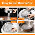 Flour Sifter Tamis 6 Inch Small Flour Sieve, 60 Mesh Stainless Steel Flour Sifter for Baking Cake Bread with 2Pcs Dough Scraper, Flour Sifter for ...