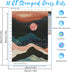 GAGMKXN Cross Stitch Kits,Counted Stamped Cross Stitch Kits for Adults Beginners,Sunset Pattern Full Range of Cross-Stitch DIY Embroidery Needlepo...