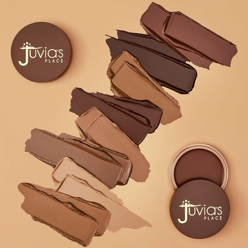 Juvia's Place Bronzed Cream Bronzer Buttercream - Creamy Bronzing Makeup Beauty Glow Sun Kissed Cheek Matte Shimmer Contour Long Lasting Finish Pi...