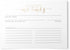 50 Gold Foil Mr & Mrs Newlywed Recipe Cards from, 4x6 inches, Double-Sided...