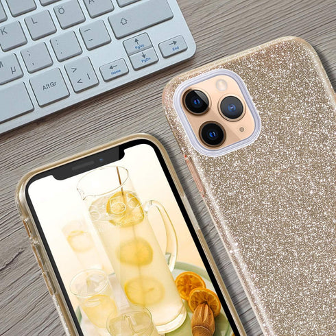 MATEPROX Compatible with iPhone 11 Pro Max case,Bling Sparkle Girls Women Protective Case for iPhone 11 Pro Max 6.5 inch(Gold)...
