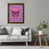 Posterizer 1 pcs-Skull Art Print-Cute Pink Girly Aesthetic Poster-Abstract & Modern Art-Girls room art-Gifts for Women-decor for Girls, Teens Bedr...