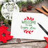 Welcome Stencils for Painting?12” Round Stencils for Painting on Wood, Stencils for Crafts Reusable Drawing Templates for Door Hanger, Porch Wood ...