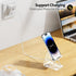 Urmust Acrylic Phone Stand for Desk Transparent Cell Phone Stand, Clear Phone Holder for Desk, Office Desk Accessories,Desk Decor, Phone Accessori...